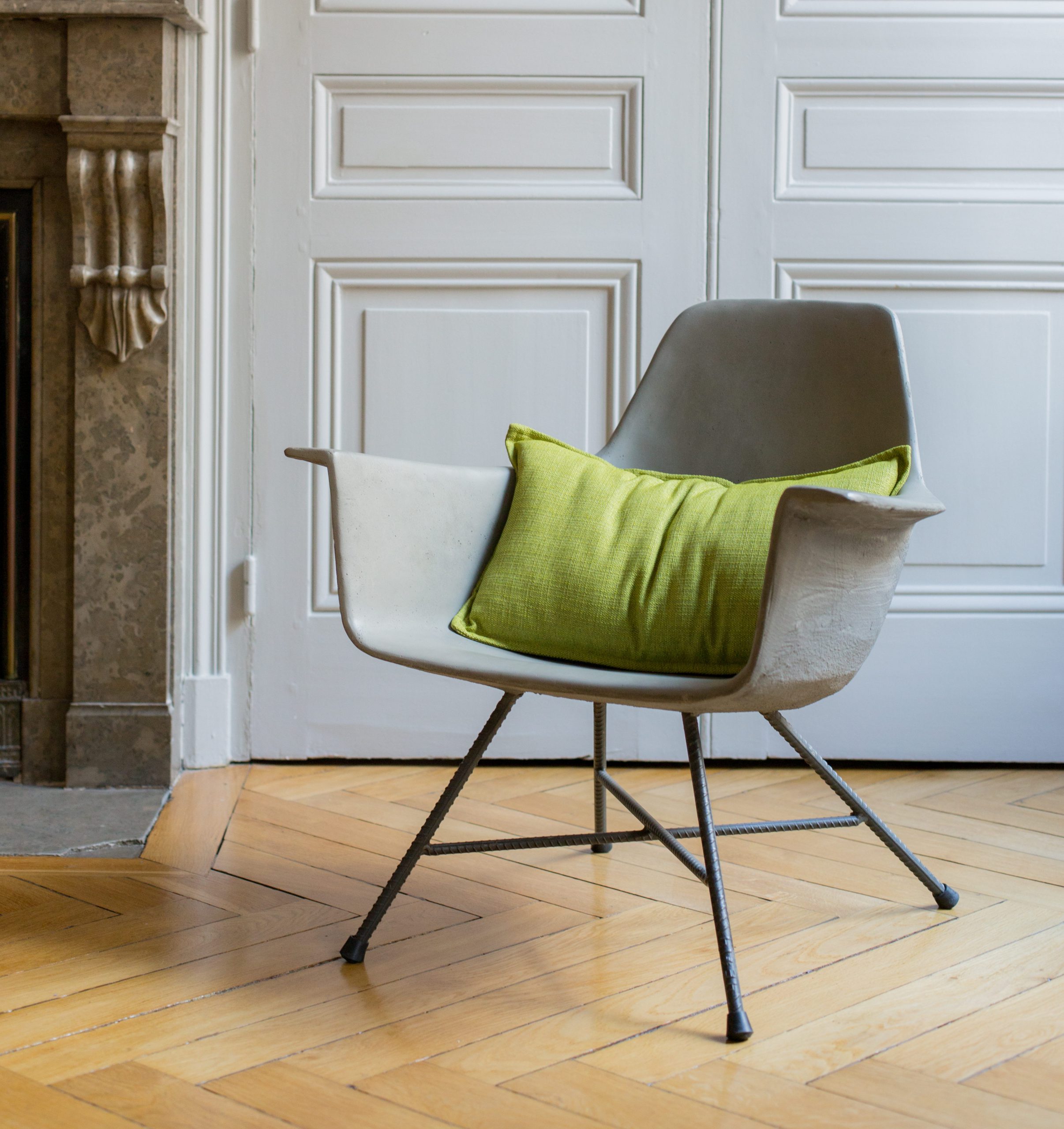 Fauteuil béton Hauteville - Low Armchair_assise basse_ photo produit