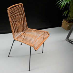 Chaise Mazunte tressage cuir BOQA l'INATELIER nantes