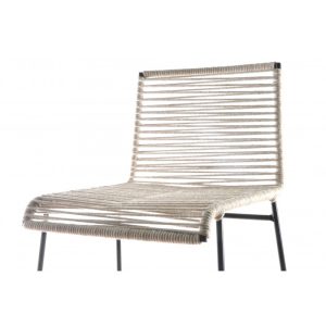 tabouret-bar cenote BOQA L'INATELIER tressage en lin - détail