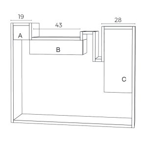 console-glycine_Drugeot Manufacture_L'Inatelier_Nantes_Déco_chêne massif_bois_surmesure_bureau_meuble_tiroir_personnalisable_plan zones personnalisables