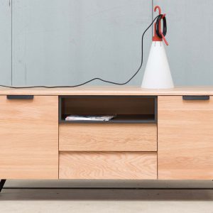 Buffet en chêne massif bliss _ L'Inatelier Nantes_chene massif_made in france_artisanat_bois_rangement_tiroir_décoration_meuble_fabrication française_by Cactus_face_sur-mesure