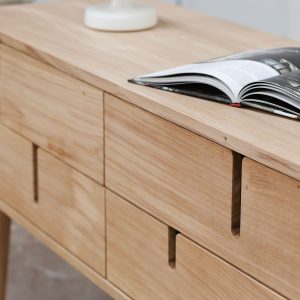 Buffet goutte _ L'Inatelier Nantes_chene massif_made in france_artisanat_bois_rangement_tiroir_décoration_meuble_fabrication française_by Cactus_