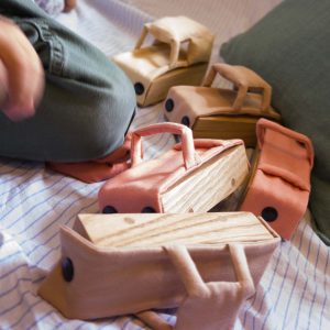 Voiture - mialon mialon - jouet - enfent - linatelier - made in france - Nantes - voiture - bois - tissus