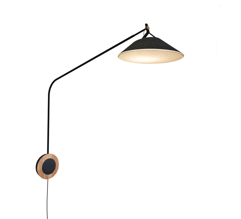 lampe potence pivotant KNGB, sur fond blanc