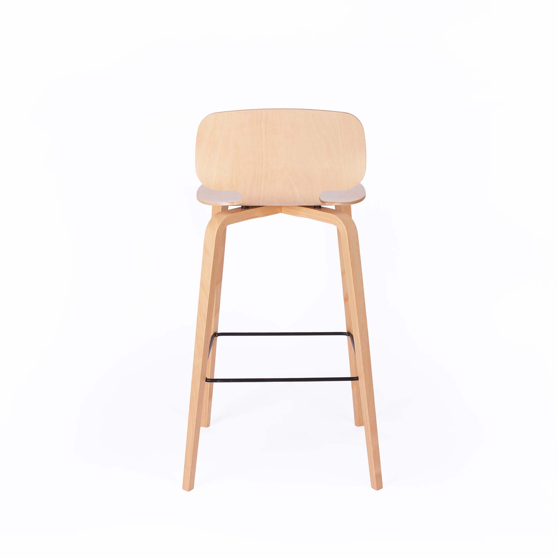 Chaise de bar en bois - H10 – Image 3