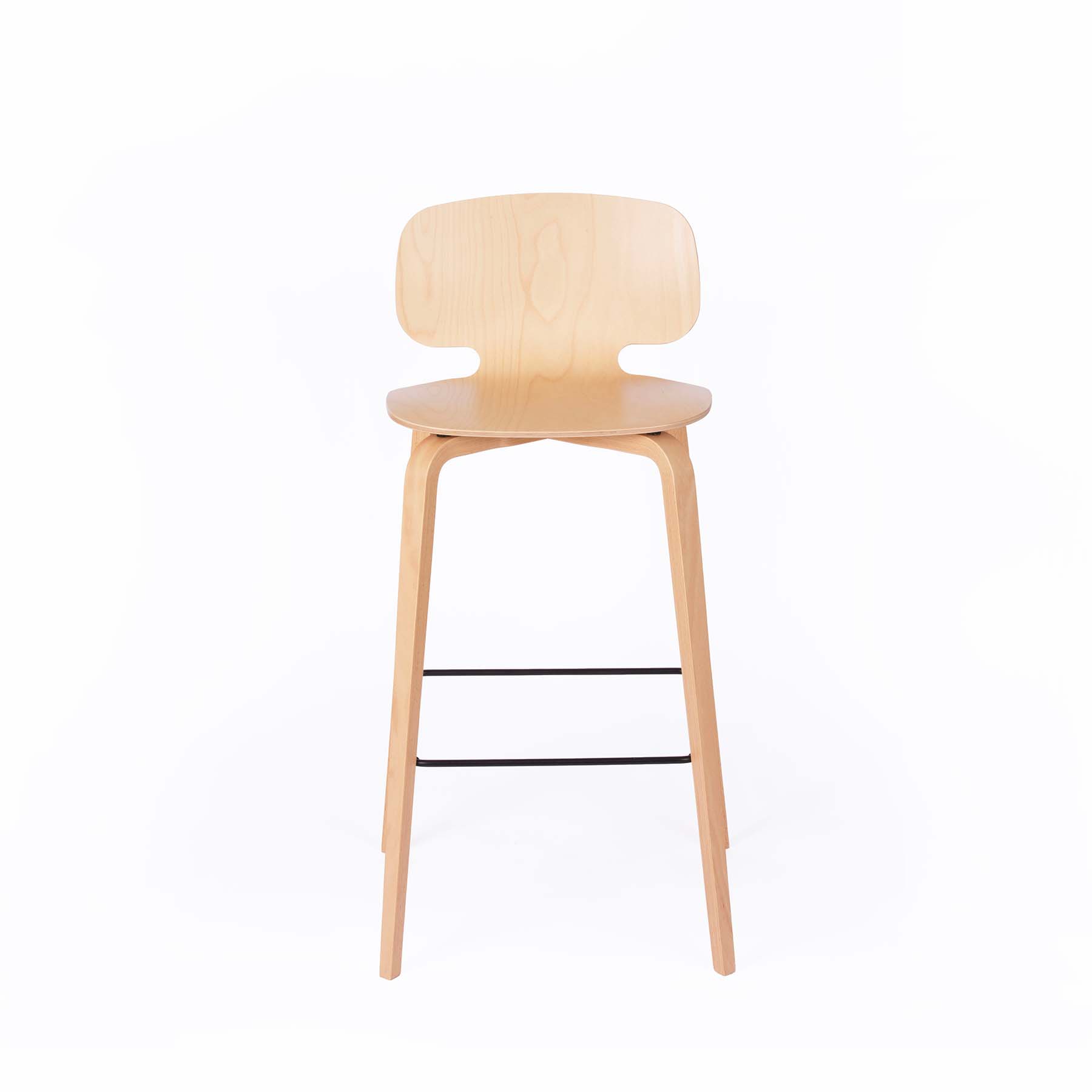 Chaise de bar en bois - H10 – Image 2