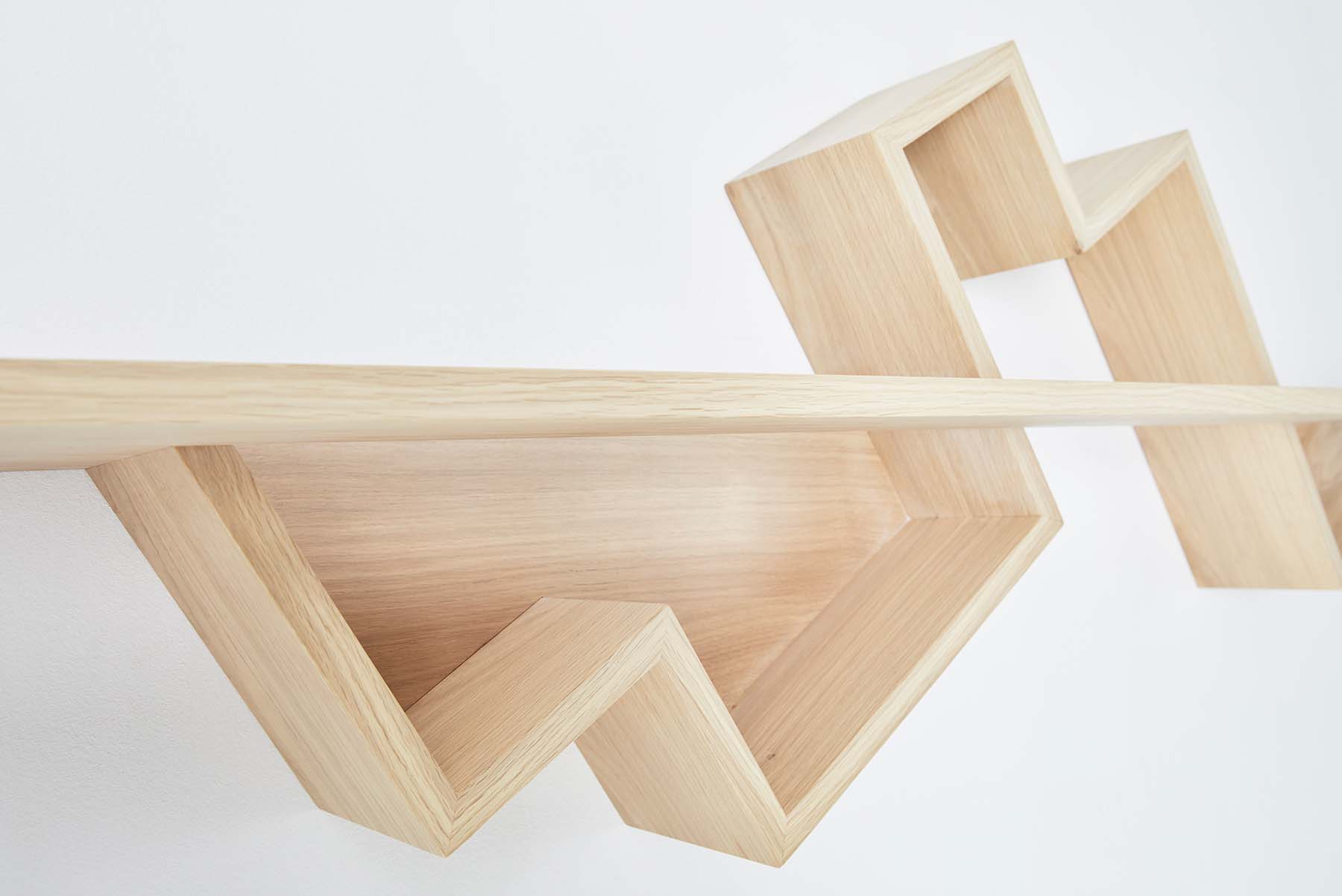 étagère vinyle murale détail