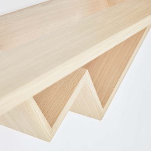 étagère vinyle murale détail