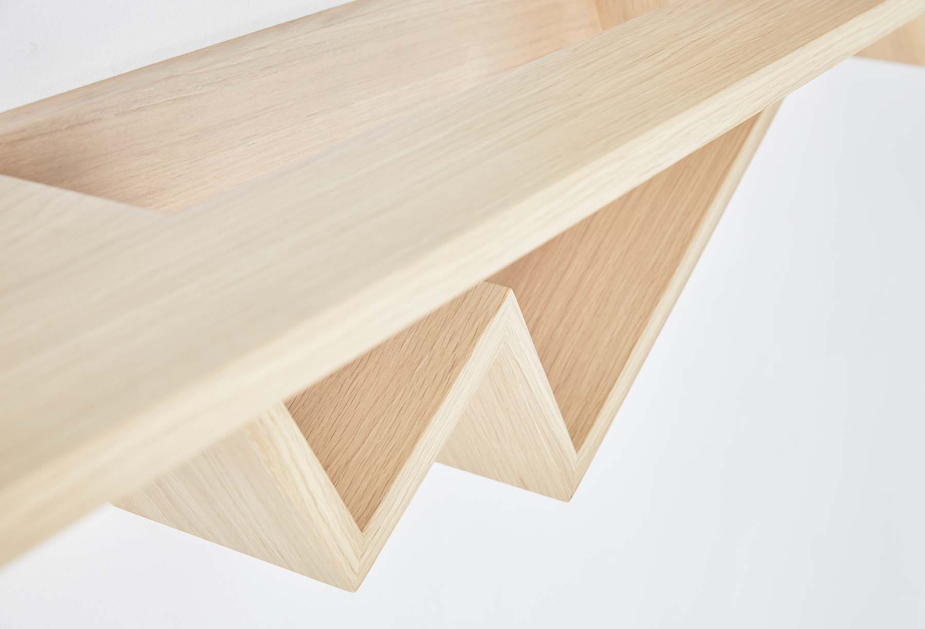 étagère vinyle murale détail