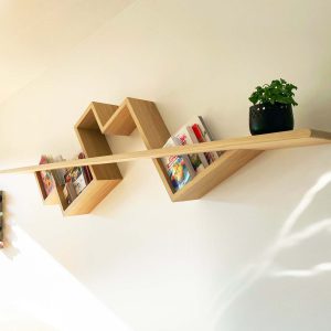 etagere vinyle murale en situation