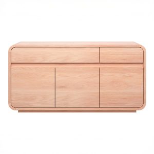 buffet velvet 3Portes_commode_bycactus_bois-massif_tiroir_rangement_made-in-france_artisanat_meuble d'artisan_sur-mesure_déco_décoration-intérieure_L'Inatelier Nantes_boutique_showroom_face