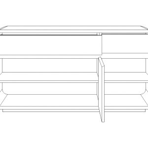 buffet velvet 3Portes_commode_bycactus_bois-massif_tiroir_rangement_made-in-france_artisanat_meuble d'artisan_sur-mesure_déco_décoration-intérieure_L'Inatelier Nantes_boutique_showroom_interieur_détail_tablette