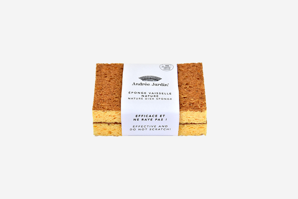 Éponge naturelle biodégradable (lot de 2)