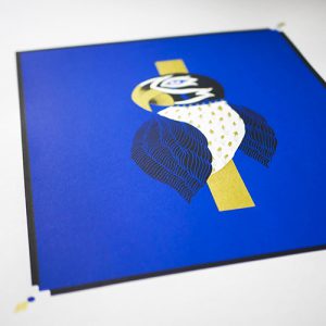 Sérigraphie Oiseaux catcheurs - Le Ara - Atelier Shiroï 2