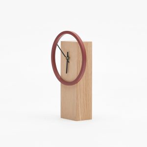 Horloge en bois Cyclock Drugeot chêne massif