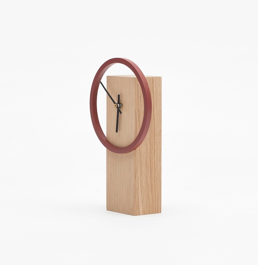 Horloge en bois Cyclock Drugeot chêne massif