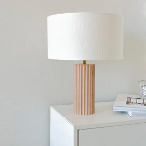 lampe à poser en bois désirée anso