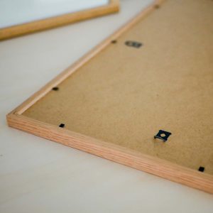 Cadre 50x70 cm chêne frêne linatelier