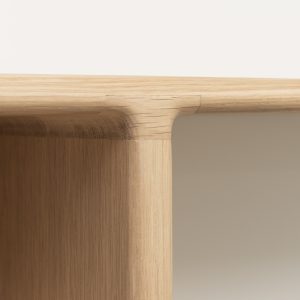 Etagère double-Double-Bois massif-chêne-fabrication-française-Drugeot-nantes-détail-Carrée