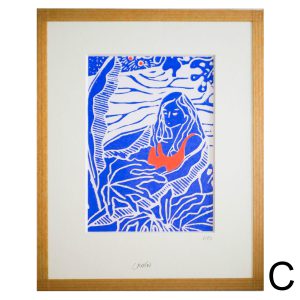 linogravure Jardin chouin linatelier