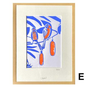 Linogravure-oiseaux-perchés-E