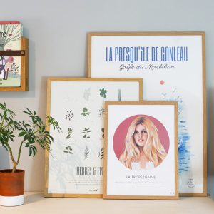 Cadre bois naturel 30x40 - 40x50 - 50x70 - l'inatelier