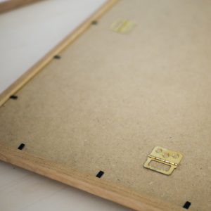 Cadre 50x70 cm chêne frêne linatelier