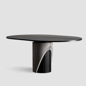 Table Ovale sharp - Lyon béton