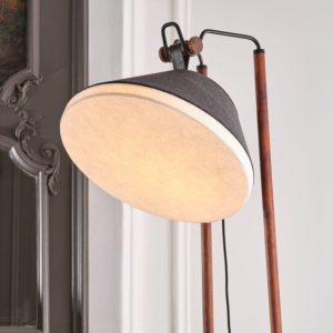 Lampadaire noyer