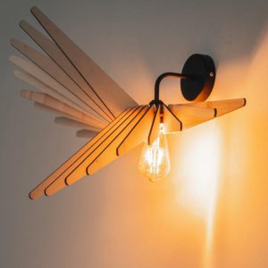 applique en bois albatros