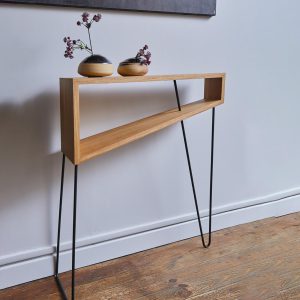 console 20cm profondeur en chene massif