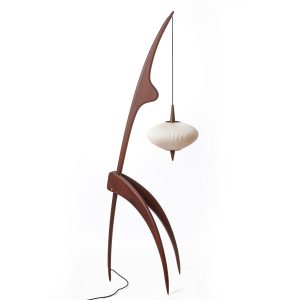 lampe mante religieuse Rispal N°14.950 - en Noyer