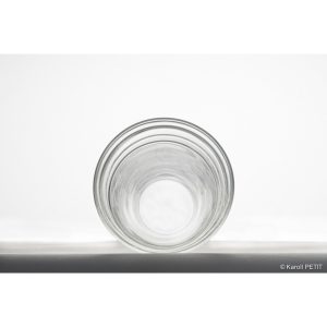 jeu de 6 verres gigogne verre&design L'inatelier. Art de la table. décoration et meuble artisanat contemporain fabriqué en france. Verres à eau