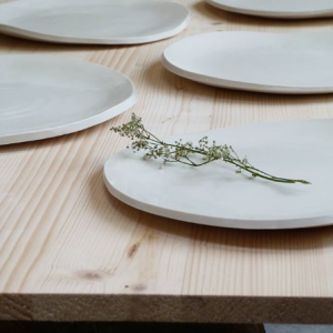 assiette en ceramique plate - porcelaine - diametre 24 cm 25 cm