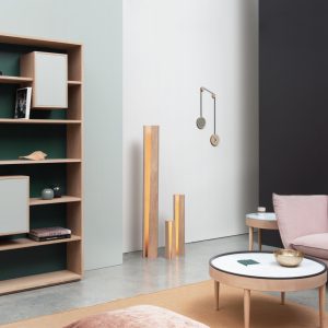 bibliothèque mixage 100 en chene massif Drugeot manufacture EN SITUATION L'INATELIER