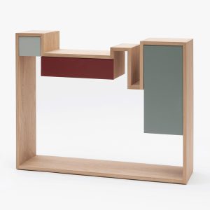 console-glycine_Drugeot Manufacture_L'Inatelier_Nantes_Déco_chêne massif_bois_surmesure_bureau_meuble_tiroir_personnalisable