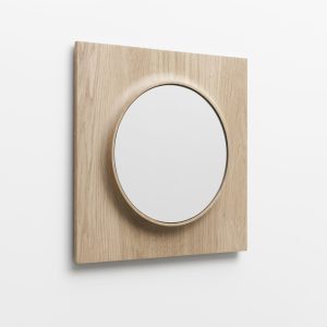 Miroir_Circuit Rond_Drugeot Manufacture_L'Inatelier_déco_bois massif_ecoconception_made in france_fabrication locale_artisanat contemporain_décoration_inspiration _nantes