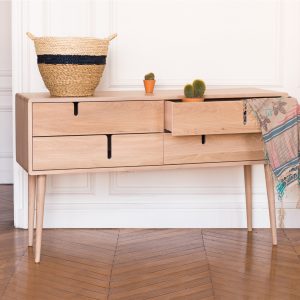 Buffet goutte _ L'Inatelier Nantes_chene massif_made in france_artisanat_bois_rangement_tiroir_décoration_meuble_fabrication française_by Cactus_