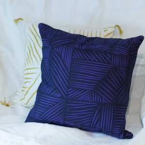 Coussin-tissu-imprimé-textile–Impressions-françaises - Héloïse Levieux-nantes-intérieur-linatelier-cocooning-décoration-intérieur