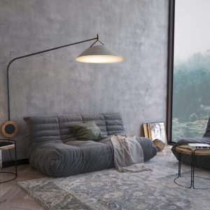 luminaire applique potence en feutre-KNGB