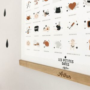 affiche pour enfant mes premières fois les petites dates
