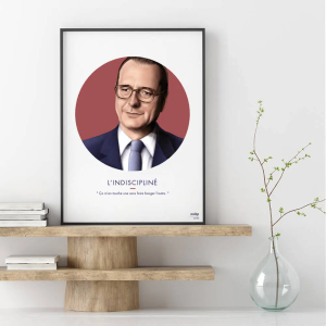 Affiche jacques chirac par asap creative studio