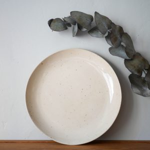 Assiette à entrée en céramique muros candice courau