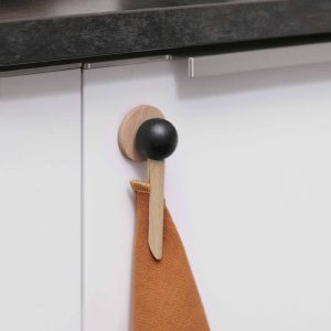 accroche torchon en bois naturel pince-moi tout simplement