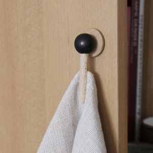 accroche torchon en bois naturel pince-moi tout simplement