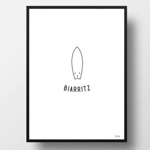affiche biarritz fere paris