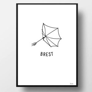 affiche brest fere paris