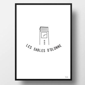 affiche les sables d'olonne fere paris