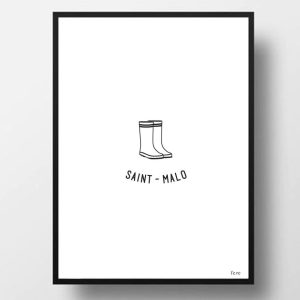 affiche saint-malo fere paris