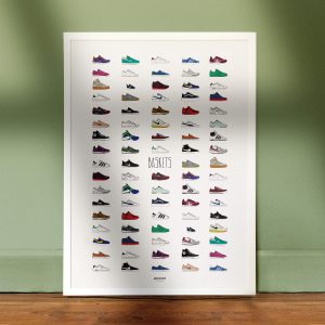 Affiche-les-baskets-memory-sneakers-50x70cm-made-in-france-nantes-déco-poster